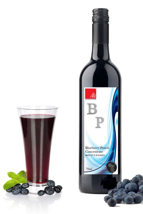 Bp Blueberry Punch Concentrate 750mls Dr Red Nutraceuticals