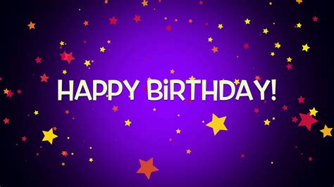 Animated Happy Birthday Text In 4k Close Up Stock Motion Graphics Sbv