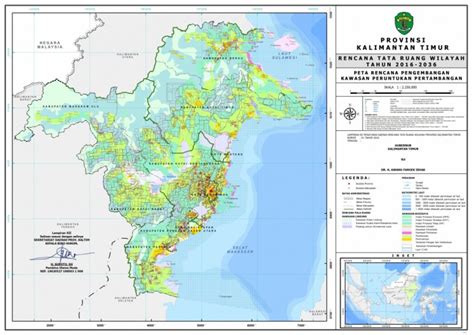 Gambar Peta Kalimantan Timur Studyhelp