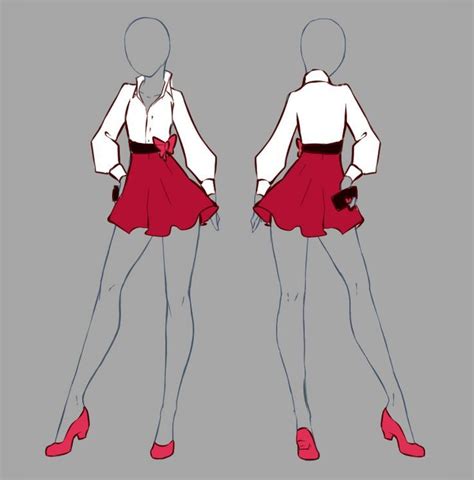 Image Result For Anime How To Draw Dresses Drawing Anime Clothes Dress