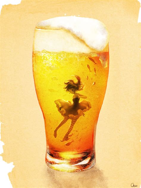 Girl In Beer Bottle 壁紙 厳選アニメ壁紙 アルチビオ Anime Wallpaper