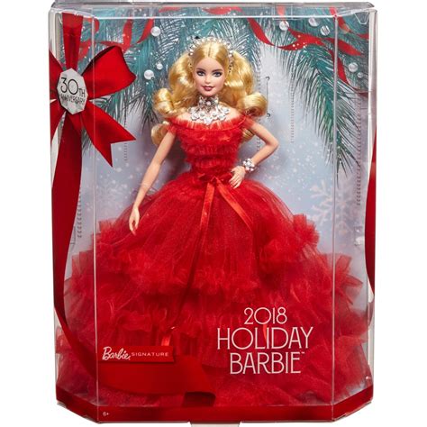 2018 Holiday Barbie Doll Blonde Dolls Baby And Toys Shop The Exchange