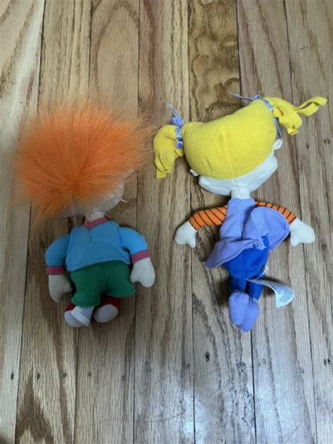Vintage 1997 Nickelodeon Rugrats Plush Applause Chuckie Finster