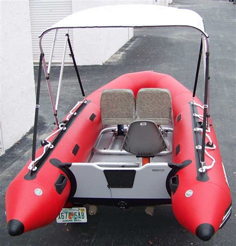 3 Bow Sun Canopy Bimini For Inflatable Boat 59l X 67w Ebay