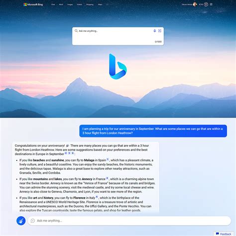 Bing Ai In Microsoft Edge Image To U
