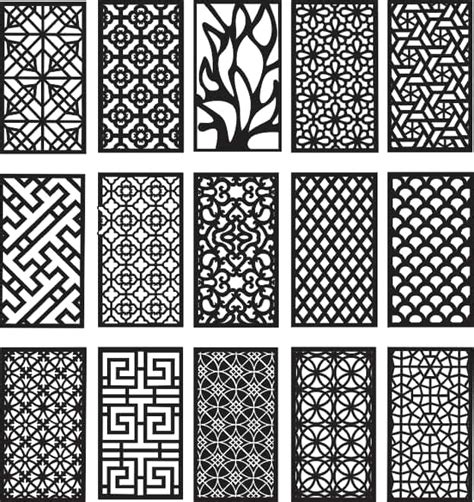 Cnc Pattern Collection Free Dxf Files And Vectors Free Vector