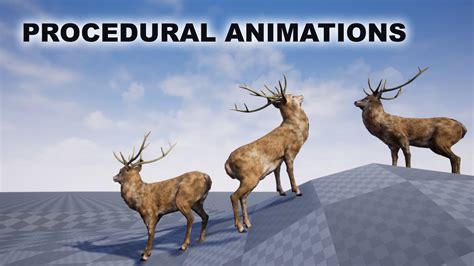 Procedural Movement Animations System For 4 Legged Characters Part 1