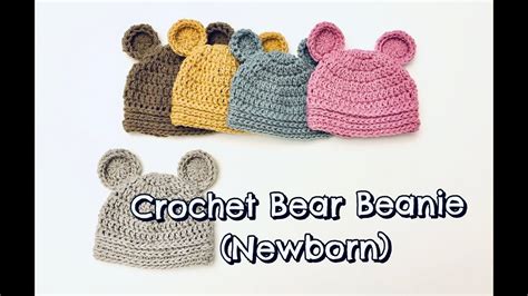Crochet Baby Bear Beanie Free Pattern Maisie And Ruth 47 Off