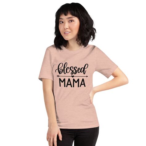 mother s day tshirt blessed mama t shirt mother s etsy in 2022 aunt t shirts t shirts for