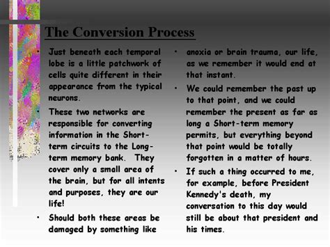 The Conversion Process