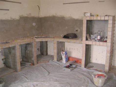 Tipologie di cucine in muratura. Foto: Costruzione Cucina In Muratura di Mirabella Giuseppe ...