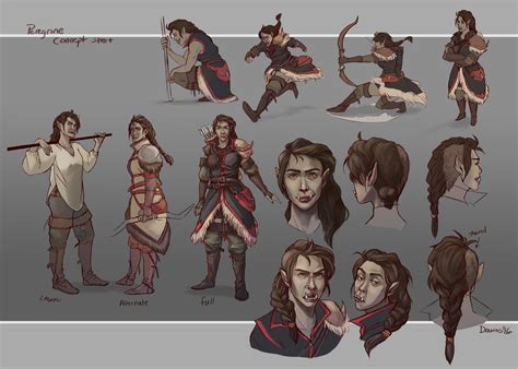 Artstation Orc Character Sheet Jessica Downs