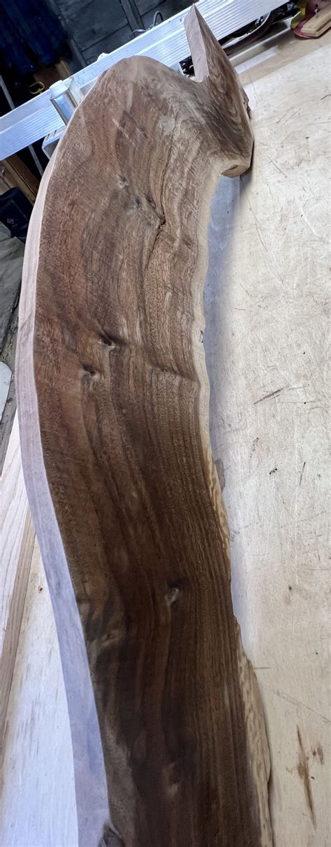 Walnut Wood Slab 59 12 X 7 X 1 12 Live Edge Kiln Dried