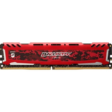 Crucial Bls8g4d26bfsek Ballistix Sport Lt 8gb 1x8gb Ddr4 2666mhz Cl16