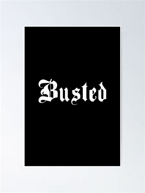 Gta San Andreas Busted Poster By Designboulevard Redbubble