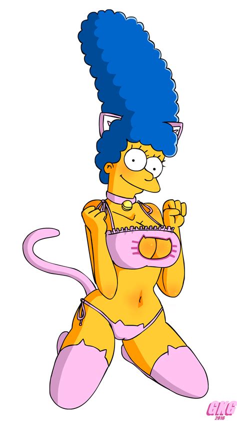 Marge Simpson Cat Keyhole Bra Marge Simpson Simpson Marge