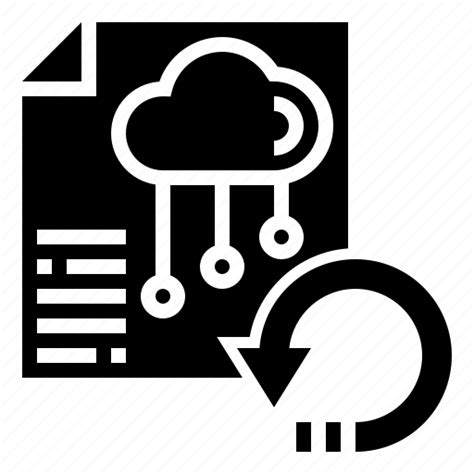 Cloud Data Lost Recovery Restore Icon