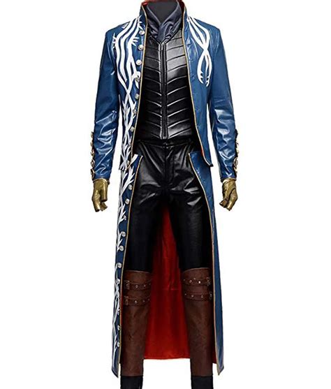 Devil May Cry 3 Vergil Trench Leather Coat Maker Of Jacket