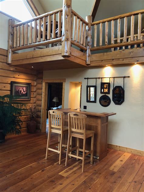large custom log home — roys barn and lodge