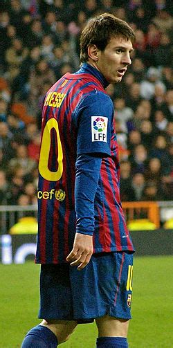 Lionel messi, 33, from argentina fc barcelona, since 2005 right winger market value: Lionel Messi at Bernabeu.jpg