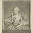 Portret van Carolina, prinses van Oranje-Nassau, Rienk Jelgerhuis, 1770 ...