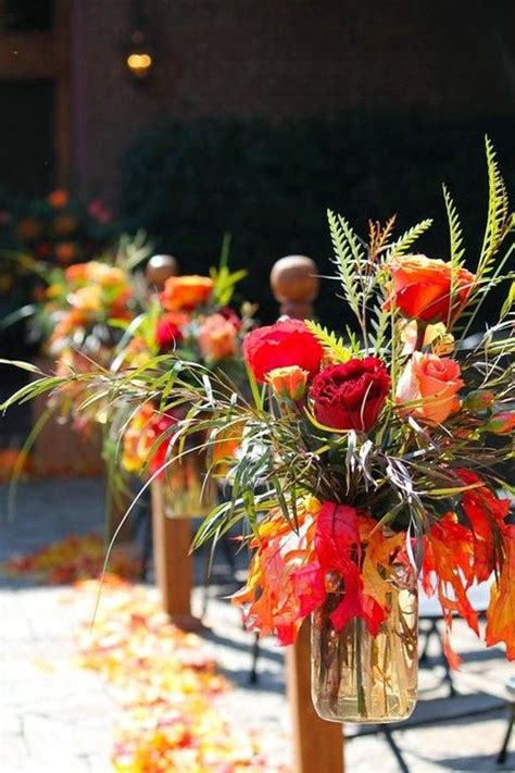 33 Fall Wedding Aisle Decorations To Blow Your Mind Away