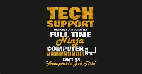 Tech Support Computer Whisperer Funny Tech Support Posters And Art