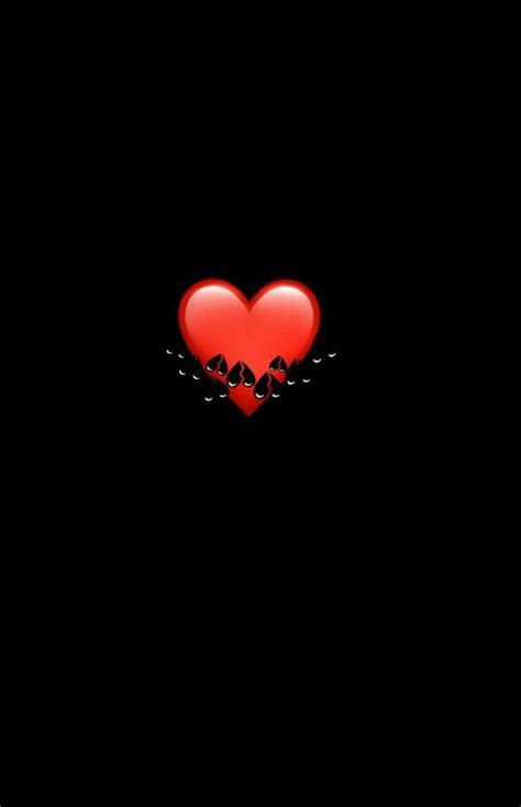 Broken Heart Emoji Broken Heart Cute Black Wallpaper Jamie Paul Smith