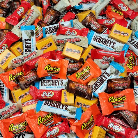 Hersheys Chocolate Variety Pack Fun Size Individually Wrapped Candy Bars 4 Pound Hersheys