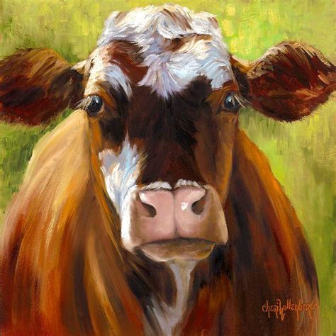 De 25 Bedste Idéer Inden For Cow Art På Pinterest