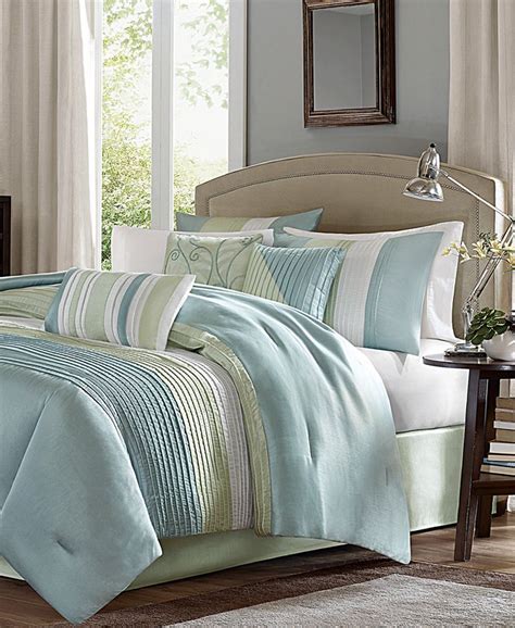 Madison Park Carter 7 Pc Queen Comforter Set And Reviews Comforter