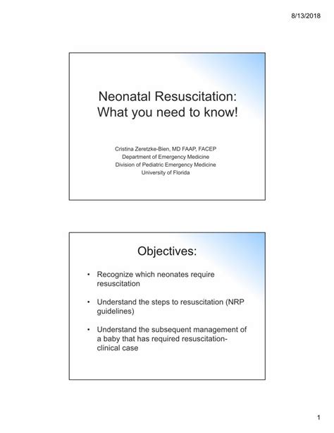 Neonatal Resuscitation What You Need To Know · 8132018 3 Inverted