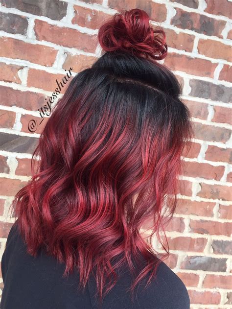 Red Hair With Shadow Root Roothji