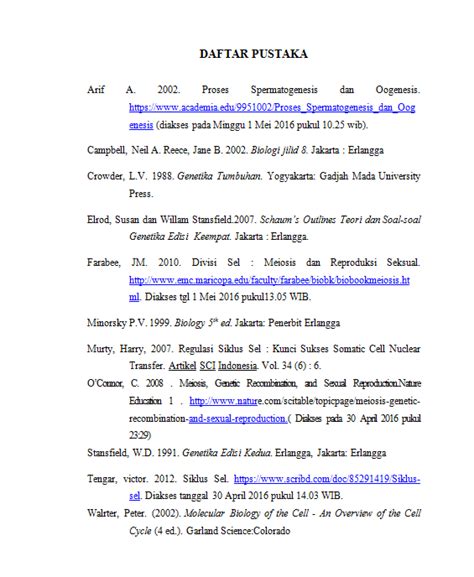 Contoh Pembuatan Daftar Pustaka Jurnal Griz S Blog
