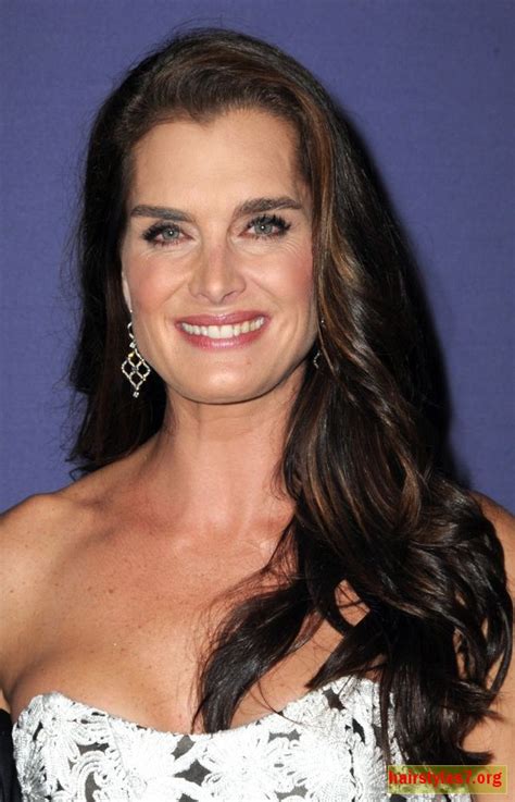 Celebrities Hairstyles Brooke Shields Hairstyles 2017