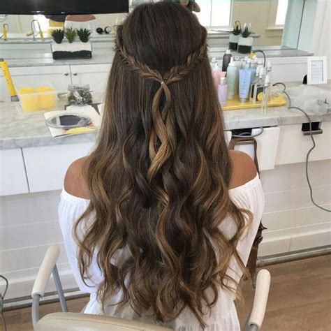 Halfuppromhair Simple Prom Hair Prom Hairstyles For Long Hair