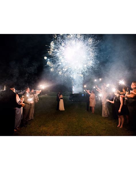 Amazing Fireworks And Sparklers From Real Weddings Martha Stewart