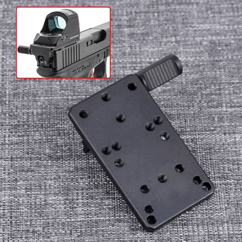 Universal Glock Rear Sight Mount For Rmr Docter Romeo3 Sro Red Dot