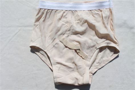 Vintage Jockey Nude Nylon Tricot Briefs Size Undershorts S New