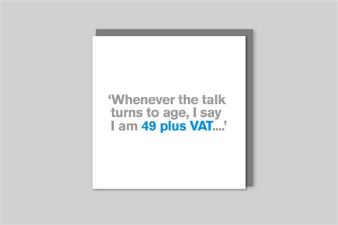 49 Plus VAT Greeting Card Icon