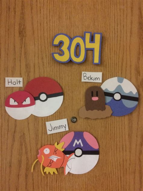 Pokémon Door Decs Dorm Door Decorations Ra Door Decs Door
