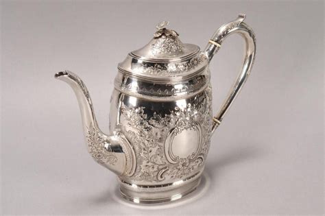 Victorian Sterling Silver Teapot Sheffield 1875 Tea And Coffee Pots
