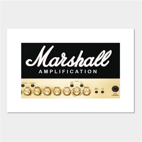 Marshall Amps Symbol Posters And Art Prints Teepublic