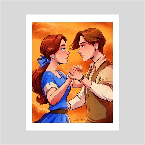 Anya And Dimitri An Art Print By Luz Tapia Inprnt