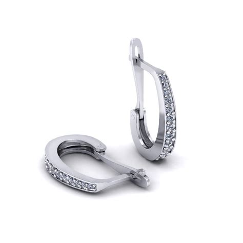 Diamond Hoop Earrings Clip On The Best Produck Of Earring