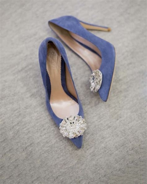 Zapatos De Novia Azules El Something Blue Perfecto