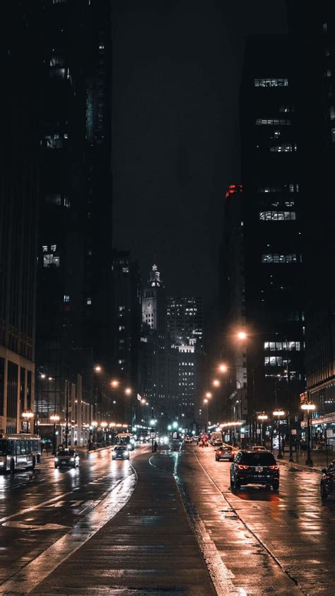 Download Chicago City Night Wallpaper