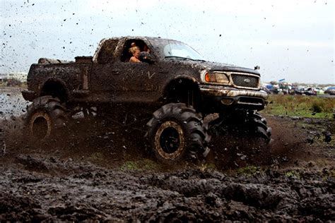 Hd Mud Bogging 4x4 Offroad Race Racing Monster Truck Pickup Ford Hd