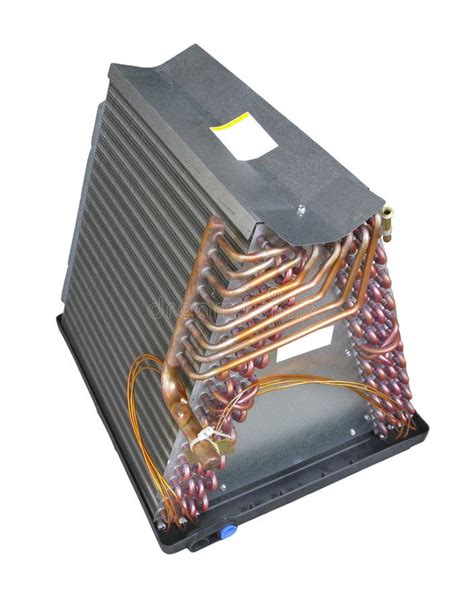 Car Air Conditioner Evaporator Coil Or Cooling Coil On Concrete Floor