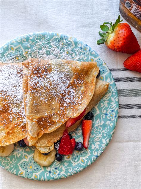 Basic Whole Wheat Crepes Creative Ways To Use Fruit The Ibs And Sibo